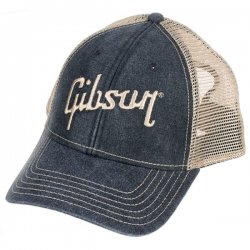 Gibson Baseball Cap Faded Denim